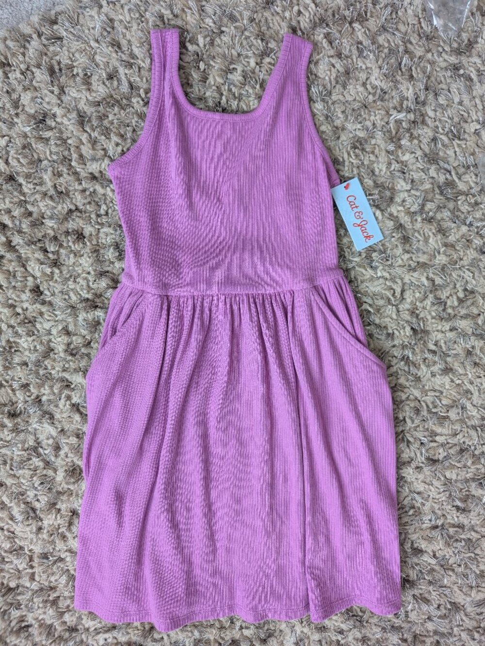 Cat & Jack ribbed dress with pockets